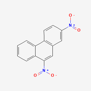 molecular formula C14H8N2O4 B12811017 2,9-Dinitrophenanthrene CAS No. 159092-70-3