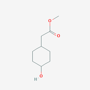 molecular formula C9H16O3 B1281102 Methyl 2-(4-hydroxycyclohexyl)acetate CAS No. 99183-13-8