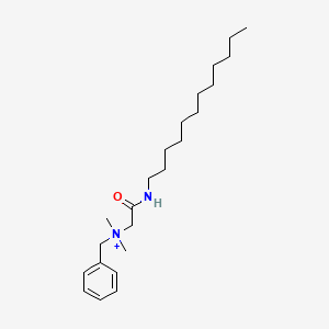 molecular formula C23H41N2O+ B12811041 Metalkonium CAS No. 73091-68-6