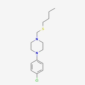 1-[(Butylsulfanyl)methyl]-4-(4-chlorophenyl)piperazine