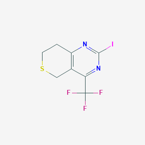 5,7,8-Trihydro-2-iodo-4-(trifluoromethyl)thiopyrano-[4,3-d]-pyrimidine