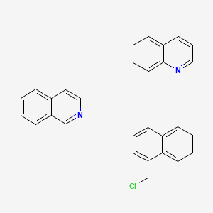 1-(Chloromethyl)naphthalene;isoquinoline;quinoline