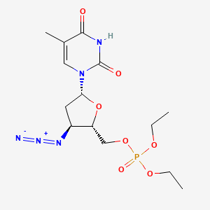 5'-Thymidylic acid, 3'-azido-3'-deoxy-, diethyl ester