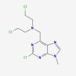 2-Chloro-N,N-bis(2-chloroethyl)-9-methyl-9H-purine-6-methanamine