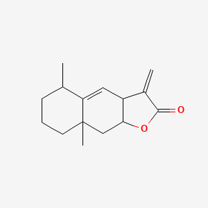 5,8a-dimethyl-3-methylidene-5,6,7,8,9,9a-hexahydro-3aH-benzo[f][1]benzofuran-2-one