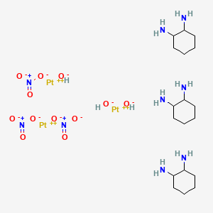 Tris(1,2-cyclohexanediamine-n,n')tri-mu-hydroxytriplatinum(iii) Trinitrate