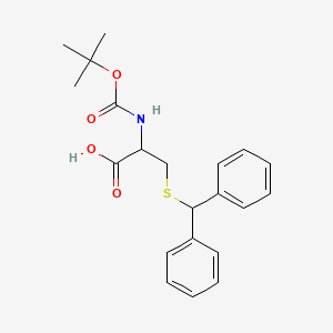 (2R)-2-{[(tert-butoxy)carbonyl]amino}-3-[(diphenylmethyl)sulfanyl]propanoic acid