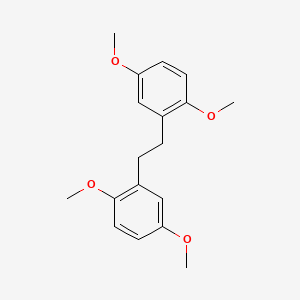 molecular formula C18H22O4 B12811253 2-(2-(2,5-Dimethoxyphenyl)ethyl)-1,4-dimethoxybenzene CAS No. 20306-76-7