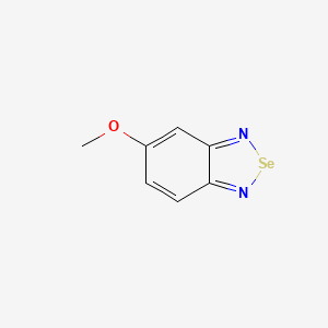 molecular formula C7H6N2OSe B12811258 5-Methoxy-2,1,3-benzoselenadiazole CAS No. 1126-12-1