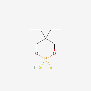 5,5-Diethyl-2-mercapto-1,3,2-dioxaphosphinane 2-sulfide