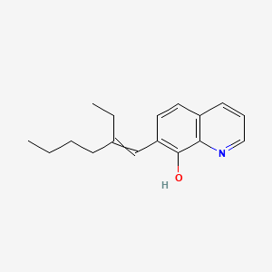 8-Quinolinol, 7-(2-ethyl-1-hexenyl)-