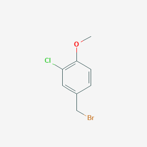 molecular formula C8H8BrClO B1281141 4-溴甲基-2-氯-1-甲氧基苯 CAS No. 320407-92-9