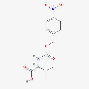 3-Methyl-2-[(4-nitrophenyl)methoxycarbonylamino]butanoic acid