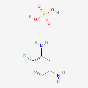 4-chlorobenzene-1,3-diamine;sulfuric acid