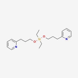 Diethyl-bis(3-pyridin-2-ylpropoxy)silane