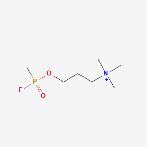 (3-Hydroxypropyl)trimethylammonium ester with methylphosphonofluoridate