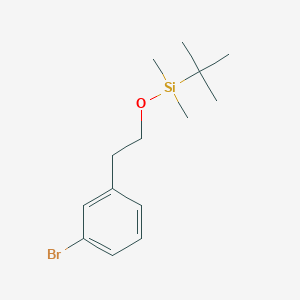 B1281149 (3-Bromophenethoxy)(tert-butyl)dimethylsilane CAS No. 249937-07-3