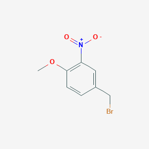 molecular formula C8H8BrNO3 B1281151 4-甲氧基-3-硝基苄基溴 CAS No. 61010-34-2