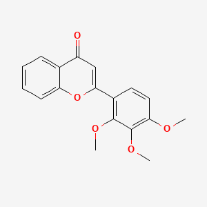 2-(2,3,4-Trimethoxyphenyl)-4H-chromen-4-one