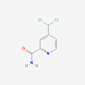 4-(Dichloromethyl)pyridine-2-carboxamide