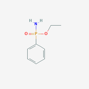 B12811573 Ethyl P-phenylphosphonamidoate CAS No. 5326-06-7