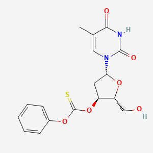 Thymidine, 3'-(O-phenyl carbonothioate)