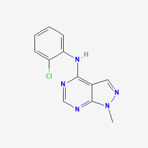 N-(2-chlorophenyl)-1-methylpyrazolo[3,4-d]pyrimidin-4-amine