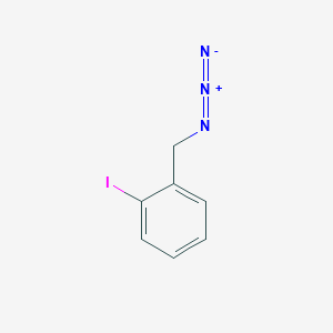 molecular formula C7H6IN3 B1281164 1-(叠氮甲基)-2-碘苯 CAS No. 405198-82-5