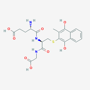 molecular formula C21H25N3O8S B12811679 M-Gssg-NQ CAS No. 88467-65-6