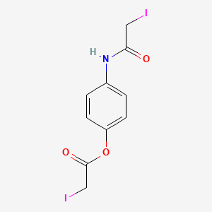 [4-[(2-Iodoacetyl)amino]phenyl] 2-iodoacetate