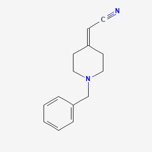 2-(1-Benzylpiperidin-4-ylidene)acetonitrile