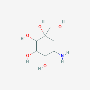 5-amino-1-(hydroxymethyl)cyclohexane-1,2,3,4-tetrol