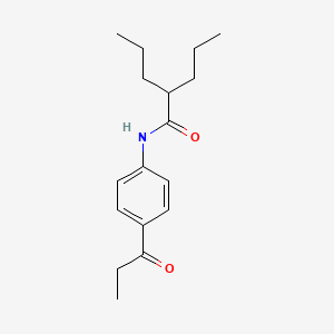 N-(p-Propionylphenyl)-2-propylvaleramide