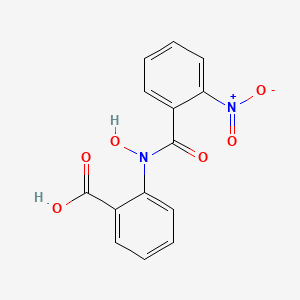 2-[Hydroxy-(2-nitrobenzoyl)amino]benzoic acid