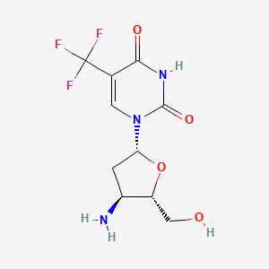 Thymidine, 3'-amino-3'-deoxy-alpha,alpha,alpha-trifluoro-