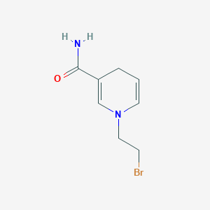 1-(2-bromoethyl)-4H-pyridine-3-carboxamide