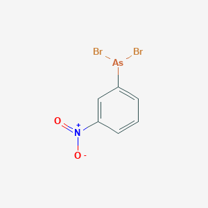 Dibromo-(3-nitrophenyl)arsane