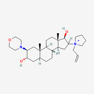 molecular formula C30H51N2O3+ B12811952 Desacetylrocuronium CAS No. 738548-78-2