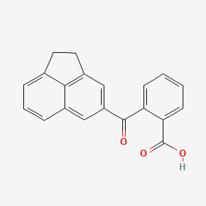 molecular formula C20H14O3 B12812000 2-(1,2-Dihydroacenaphthylene-4-carbonyl)benzoic acid CAS No. 7471-34-3