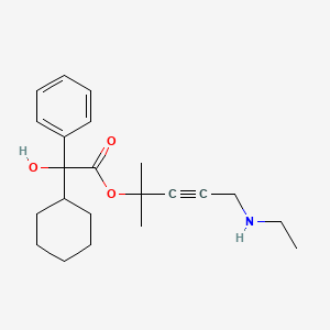 molecular formula C22H31NO3 B12812033 RCC-36 free base CAS No. 146205-91-6