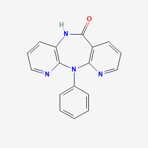 2-phenyl-2,4,9,15-tetrazatricyclo[9.4.0.03,8]pentadeca-1(11),3(8),4,6,12,14-hexaen-10-one