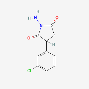 N-Amino-2-(m-chlorophenyl)succinimide