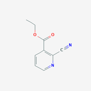molecular formula C9H8N2O2 B1281205 Ethyl 2-cyanonicotinate CAS No. 75358-90-6