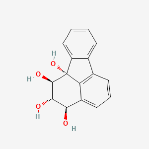 1,2,3,10b(1H)-Fluoranthenetetrol, 2,3-dihydro-, (1alpha,2beta,3alpha,10bbeta)-