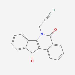 6-(2-Propynyl)-5H-indeno(1,2-c)isoquinoline-5,11(6H)-dione