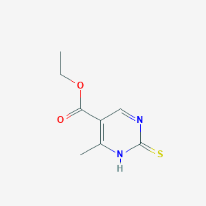 molecular formula C8H10N2O2S B1281221 Ethyl 6-methyl-2-thioxo-1,2-dihydropyrimidine-5-carboxylate CAS No. 81633-30-9