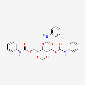 1,3,5-Tris-O-(anilinocarbonyl)-2,4-O-methylenepentitol