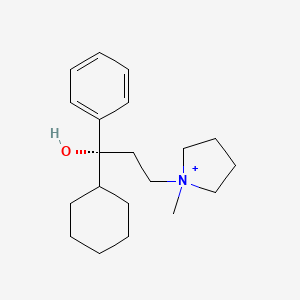 molecular formula C20H32NO+ B12812244 Tricyclamol, (R)- CAS No. 769057-10-5