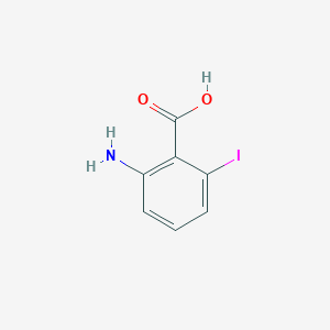 molecular formula C7H6INO2 B1281226 2-氨基-6-碘苯甲酸 CAS No. 20776-52-7