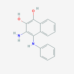 3-Amino-4-anilinonaphthalene-1,2-diol